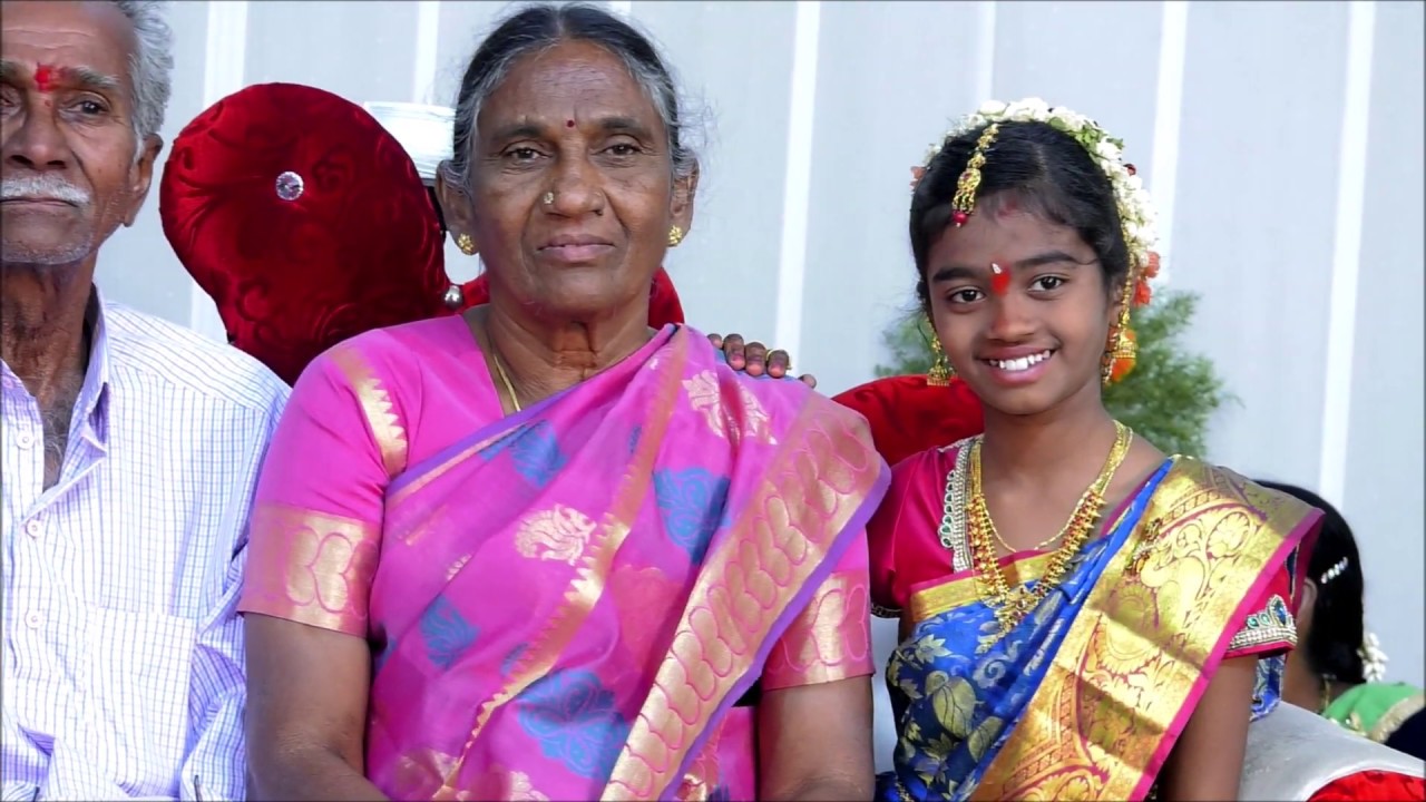 Asmitha Akshitha half saree function part 2
