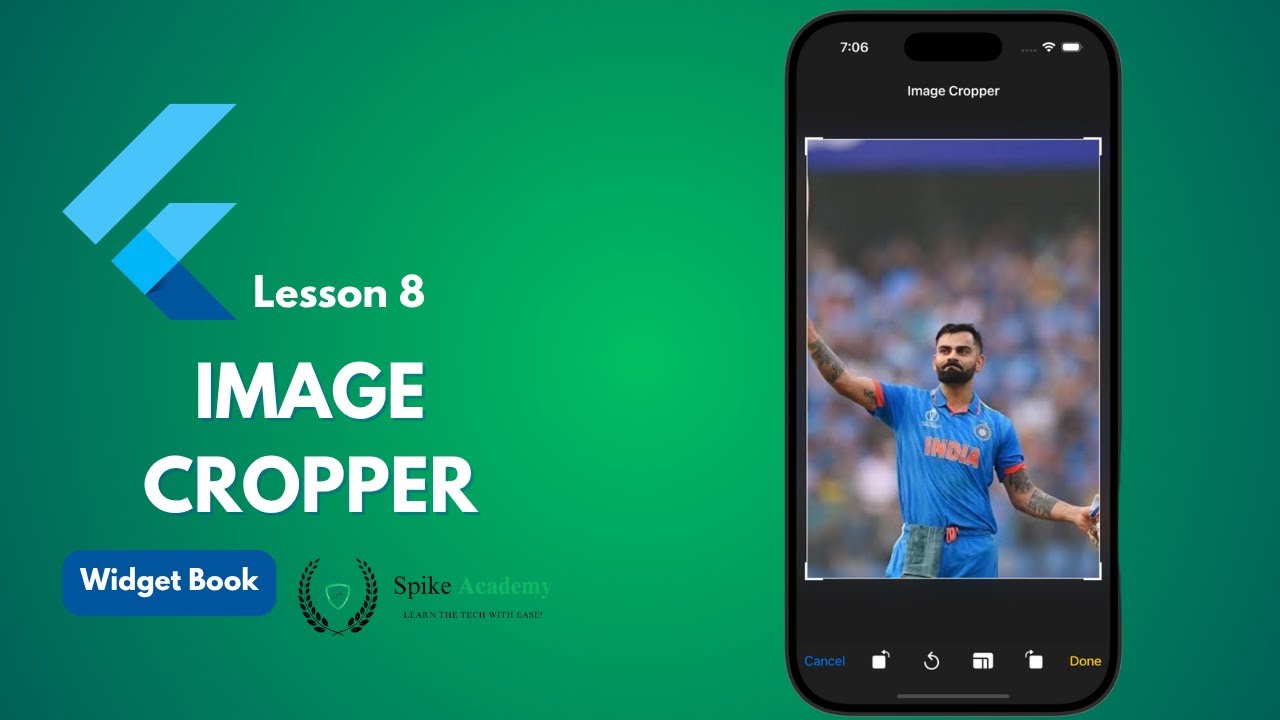 Image Cropper Widget in Flutter | Live Preview with Widgetbook