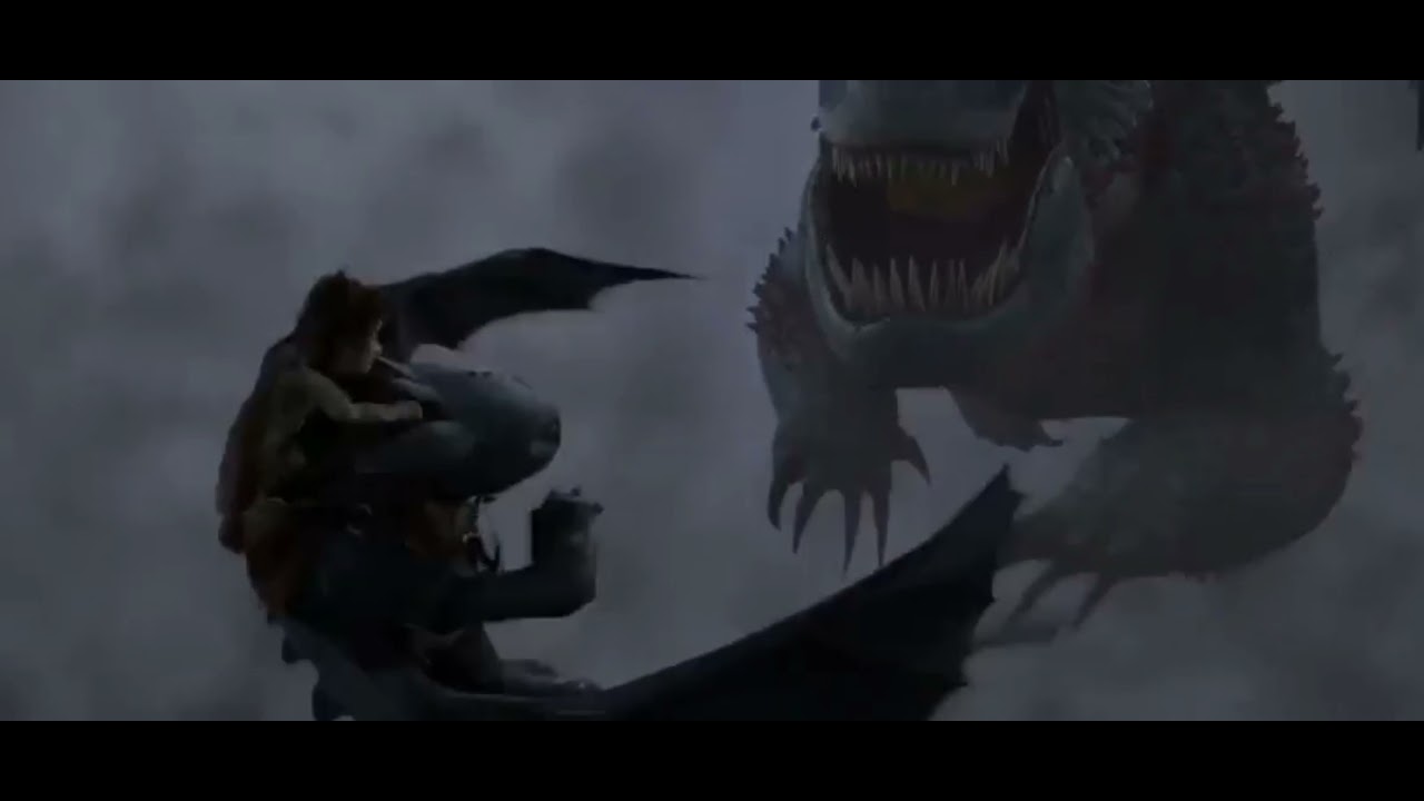 Furia Da Noite vs Morte Rubra - Como Treinar O Seu Drag&atilde;o - Cena Completa 1080p_HD