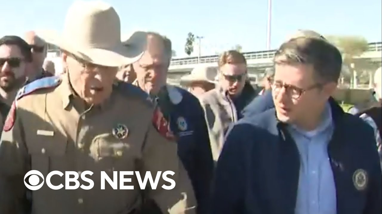 What came from Speaker Johnson's visit to the southern border?