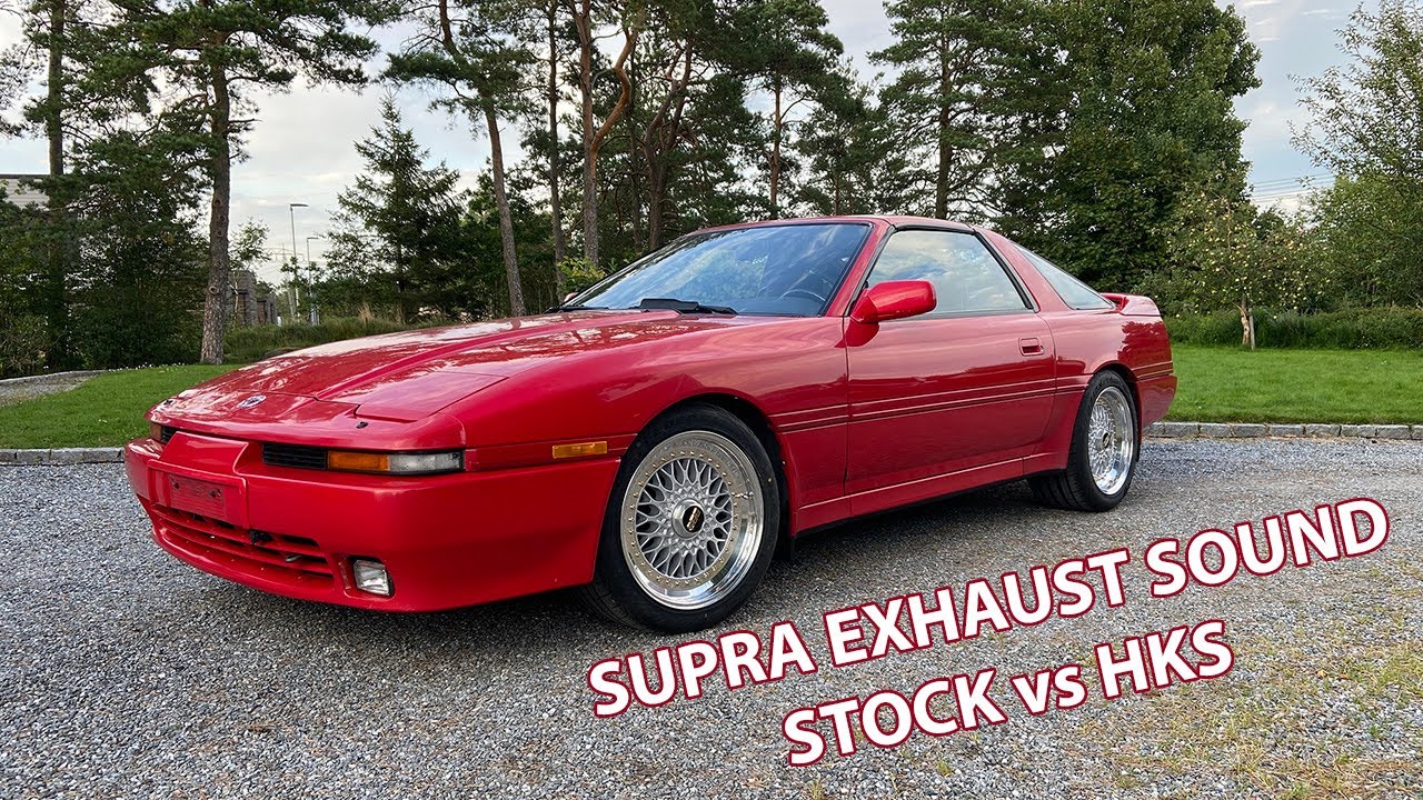 Toyota Supra MK3 7MGTE │Stock vs. HKS dual tip exhaust