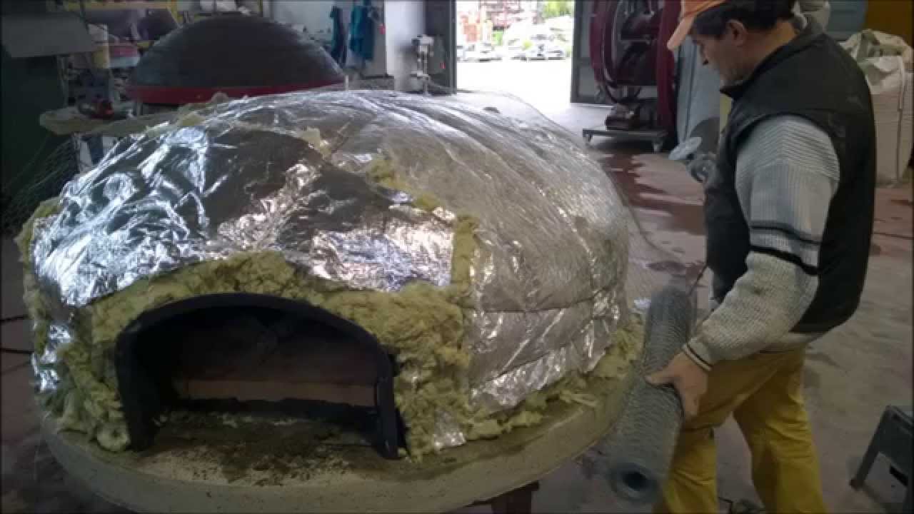 Forno a legna Aliberti costruzione