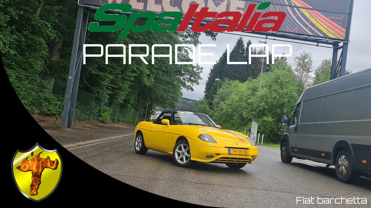 SpaItalia 2024 parade lap