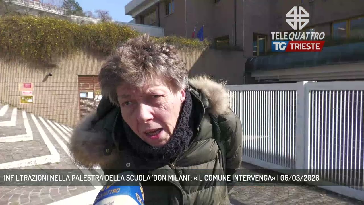 INFILTRAZIONI NELLA PALESTRA DELLA SCUOLA 'DON MILANI': «IL COMUNE INTERVENGA» | 06/03/2026