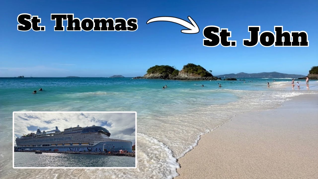 Taking a Ferry from St. Thomas to St. John | Star of the Seas Cruise