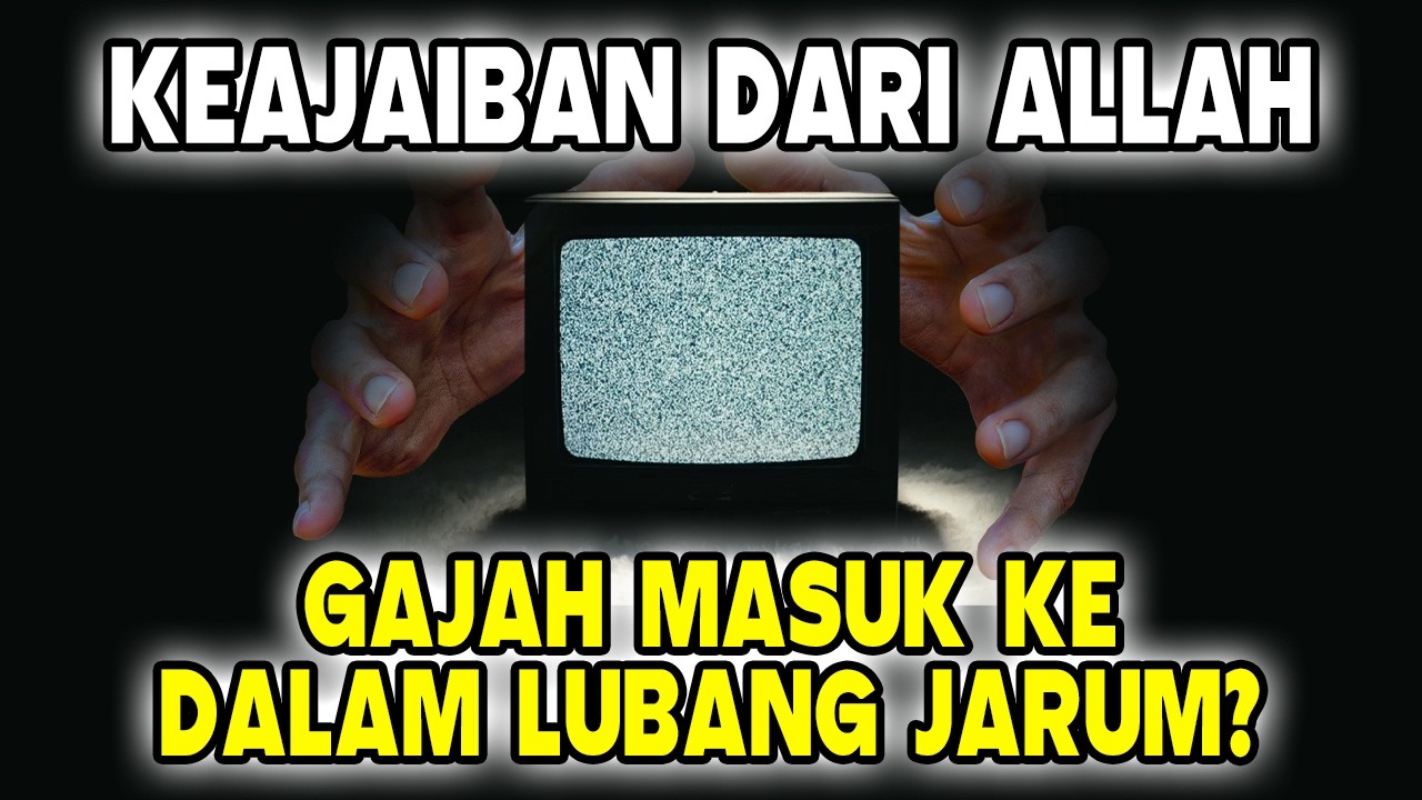 KEAJAIBAN DARI ALLAH!! GAJAH MASUK KE DALAM LUBANG JARUM
