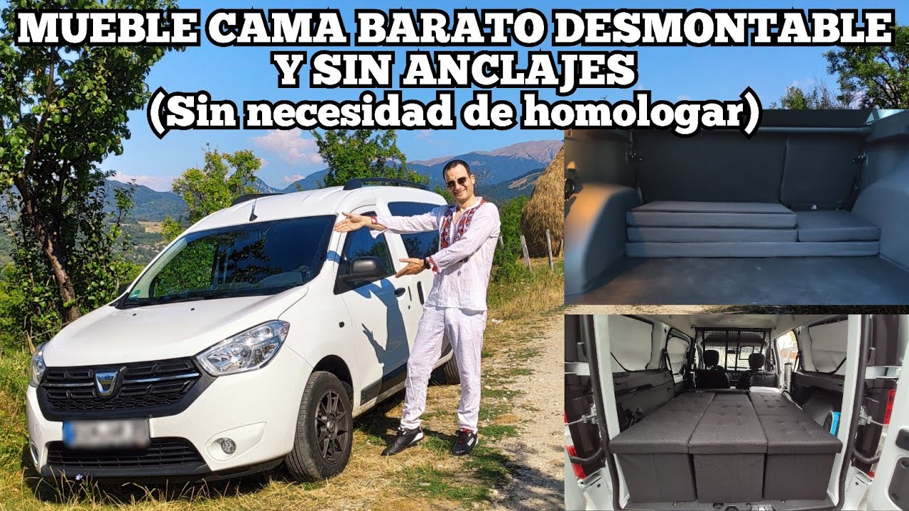 Mueble cama plegable barato para Mini Camper