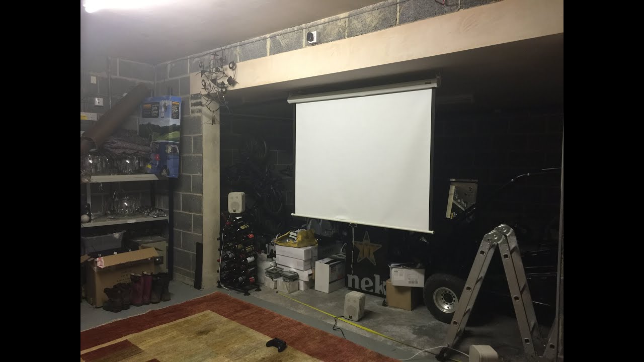 Building the ULTIMATE Gaming DEN: Projector Installation! (Part 1)