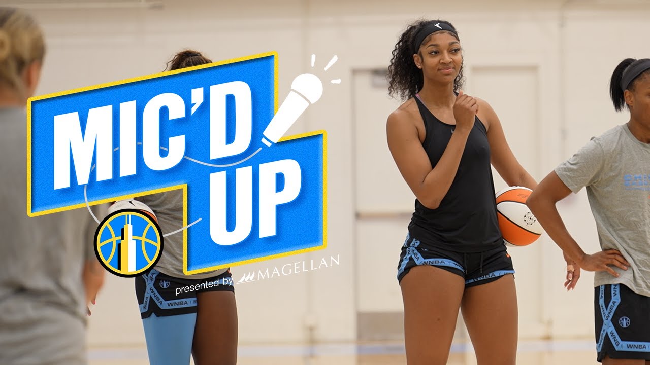 Mic'd Up with Angel Reese | Chicago Sky