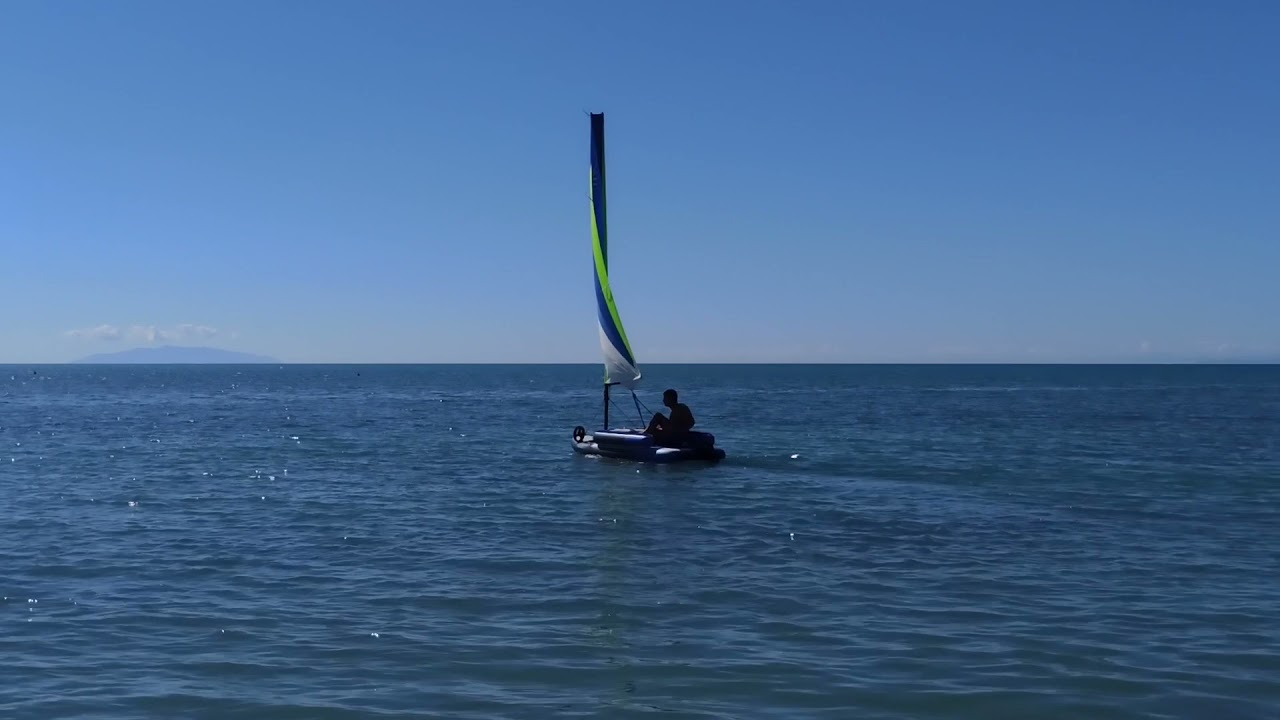 Tribord 5s test in calm water and little wind