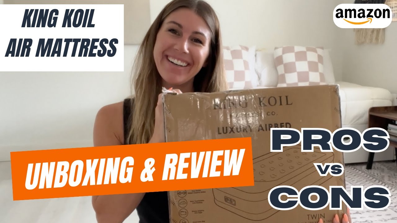 King Koil Luxury Air Mattress Review & Unboxing in under 2 minutes | Amazon.com