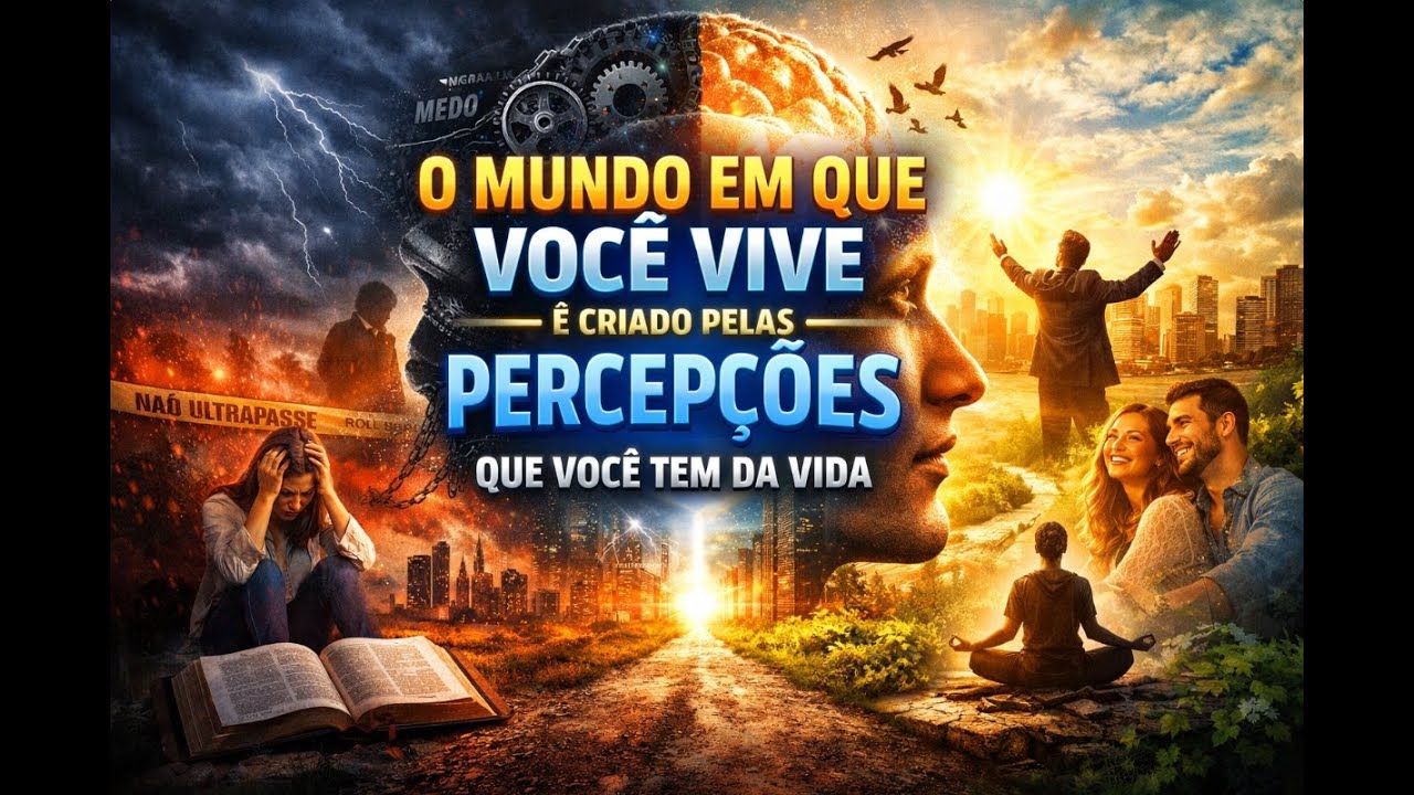 O MUNDO EM QUE VOCÊ VIVE É CRIADO PELAS PERCEPÇÕES QUE VOCÊ TEM DA VIDA