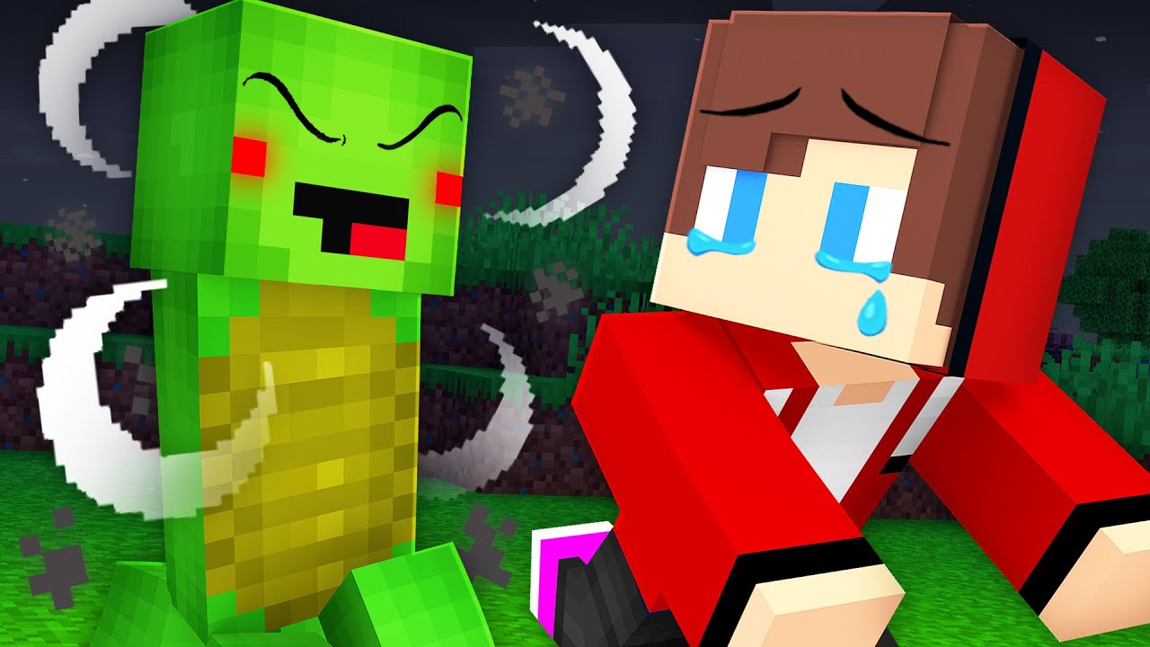 How JJ Found Mikey Creeper Mutant in Minecraft ? - Maizen