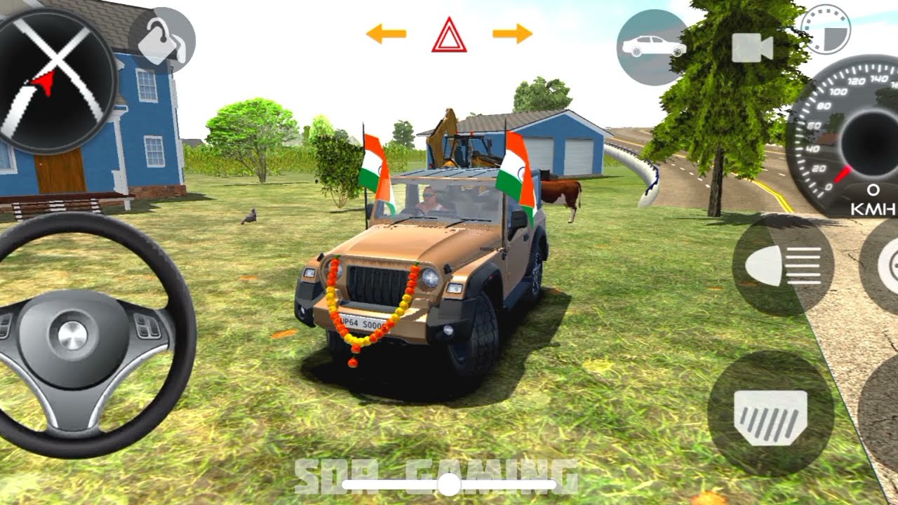 Dollar (song) Modified Mahindra Golden Thar 👿 || Indians Cars Simulator 3D Games  || Pt-2