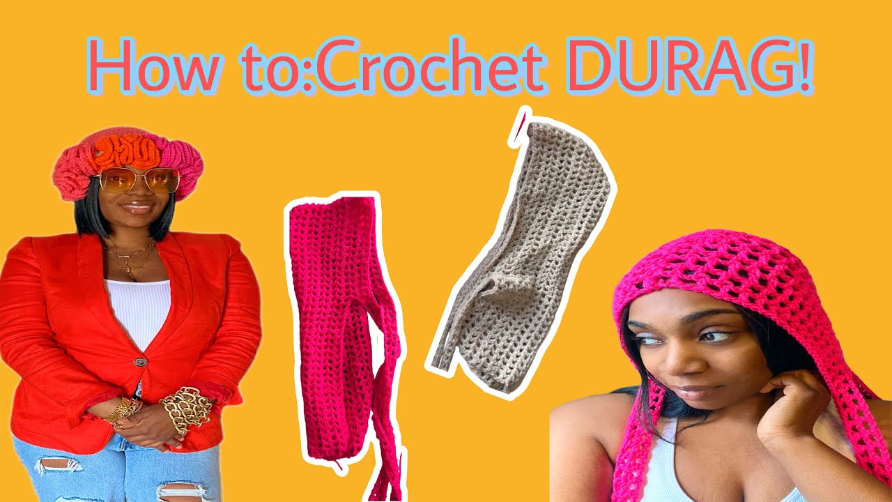 How to: Crochet Trendy DURAG! Beginners Friendly! 