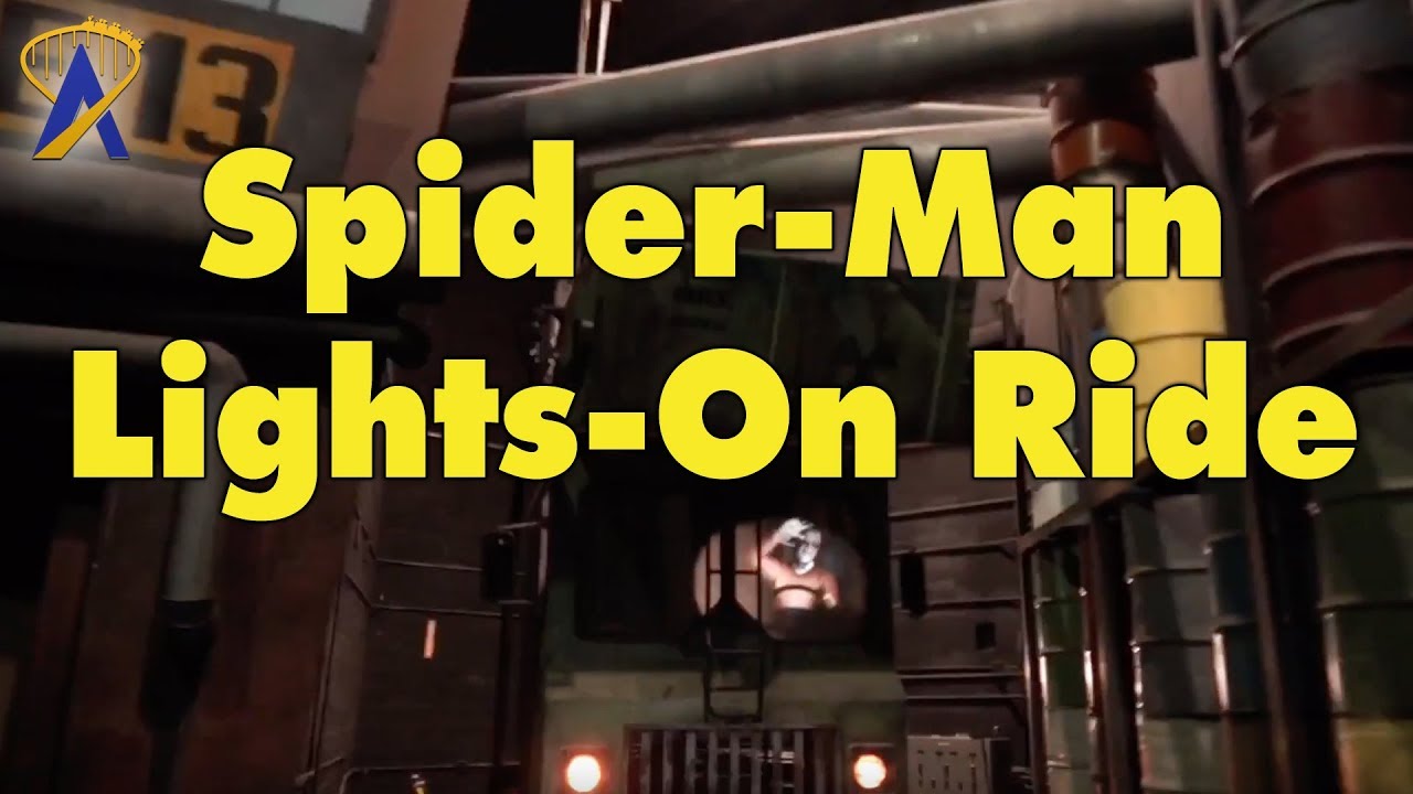 Lights-On Spider-Man Ride at Universal's Islands of Adventure
