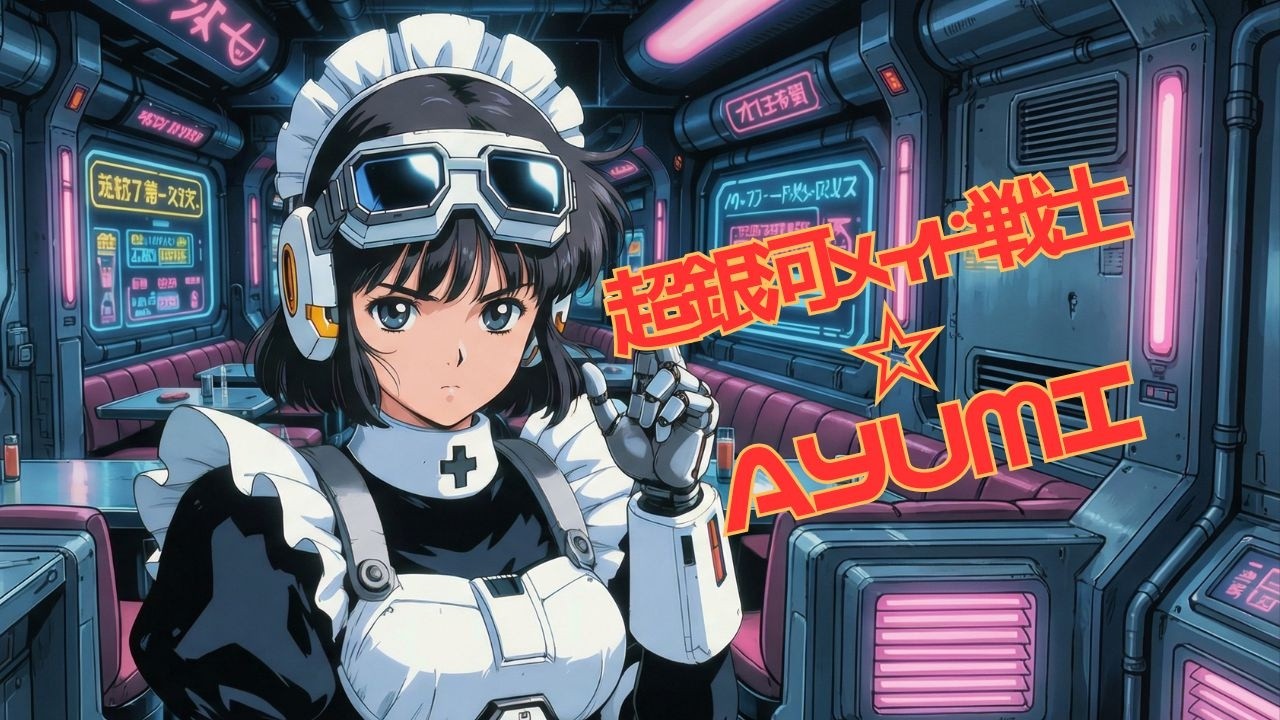 80年代OVA風MV『超銀河メイド戦士☆AYUMI』 #MusicVideo #メイド喫茶