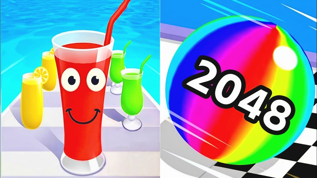 Ballrun2048 vs Juice Runner: Ultimate Hyper Casual Mega Showdown - New Update 2026 Gameplay 