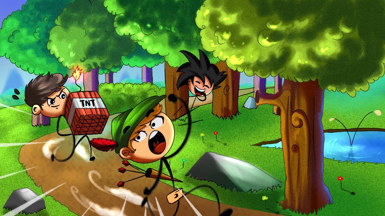 BATALHA DE STICKMAN DA FAMÍLIA ARQUEIRA!!