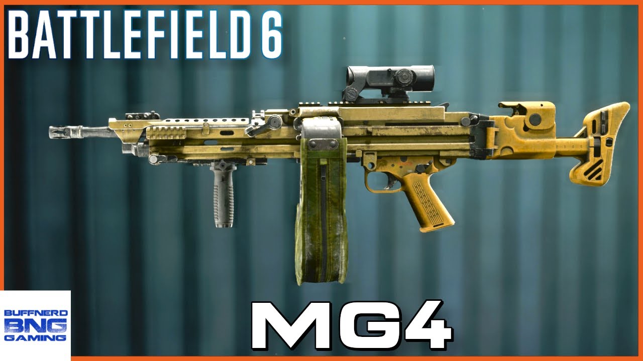 M123K (H&K MG4K) — оружие Battlefield 6