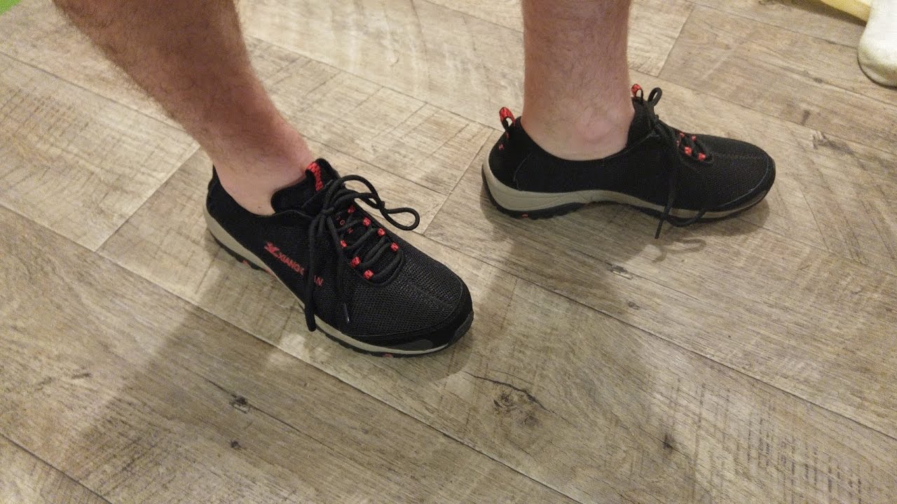 Xiang Guan Mens Water Shoes- Quick Drying, Hard Sole