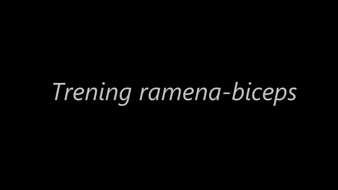 Kombinacija treninga ramena - biceps