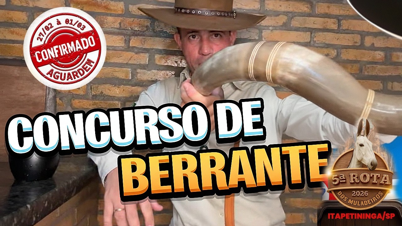 TREINANDO PARA CONCURSO DE BERRANTE NA ROTA DOS MULADEIROS 2026