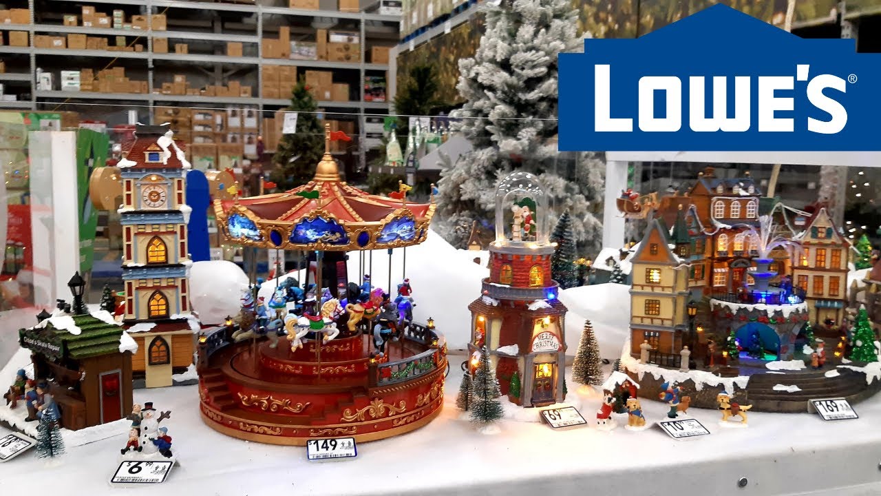 LOWE'S CAROLE TOWNE CHRISTMAS VILLAGE 2021