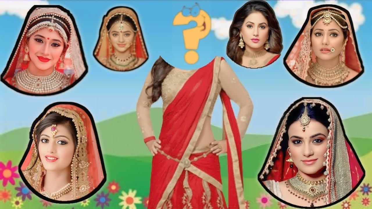 Yeh rishta Kya Kehlata Hai all season Bridal Look Wrong head puzzle | Shivangi Joshi, Hina Khan P-1