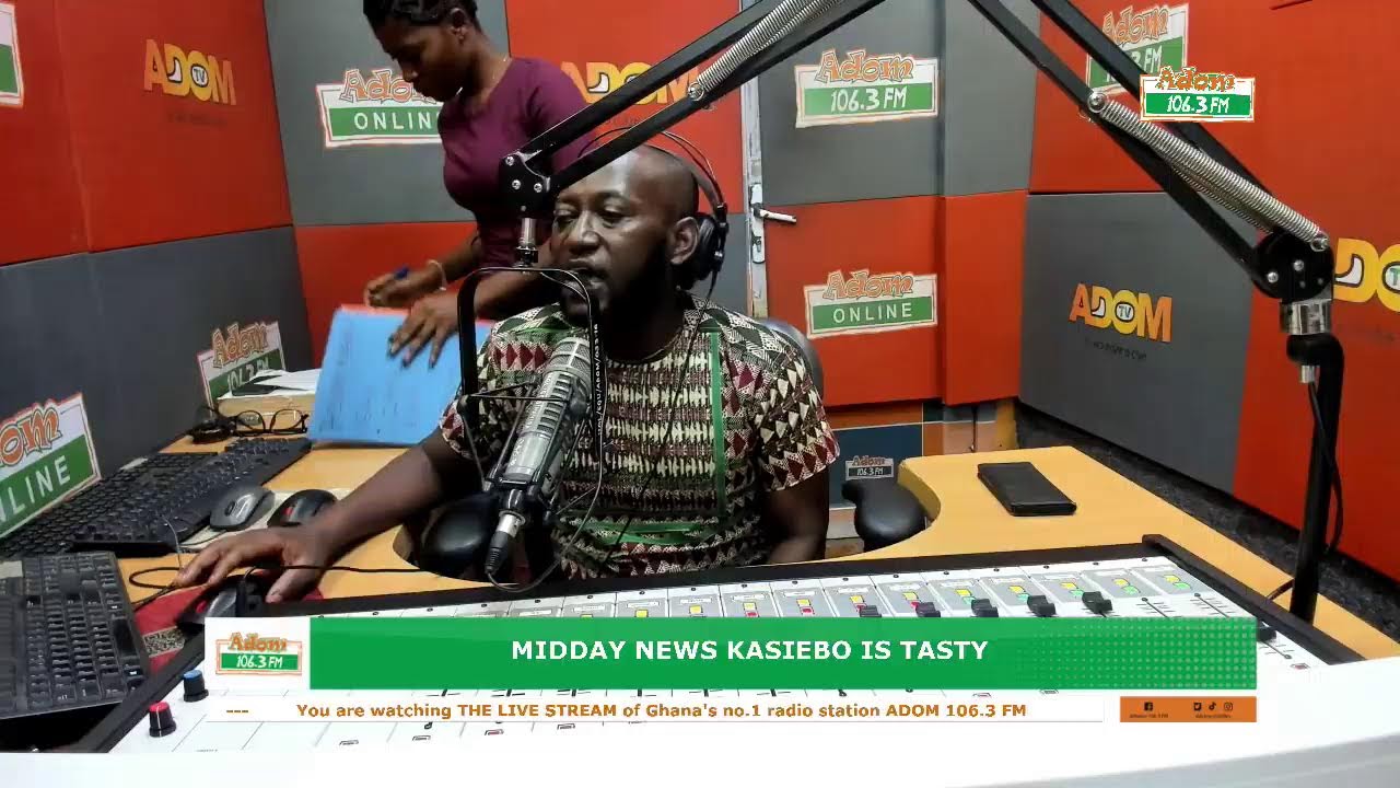 Midday News Kasiebo Is Tasty on Adom 106.3 FM (15-04-26)