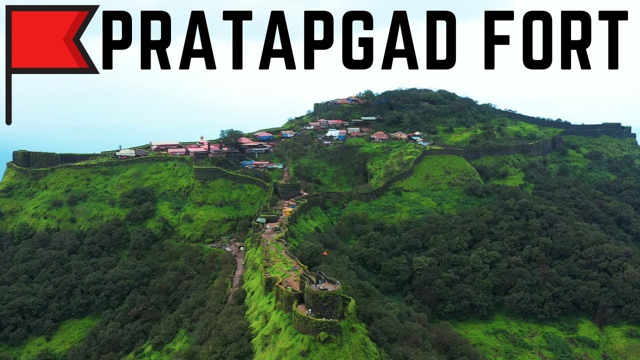 Pratapgad Fort Drone Shots 😍