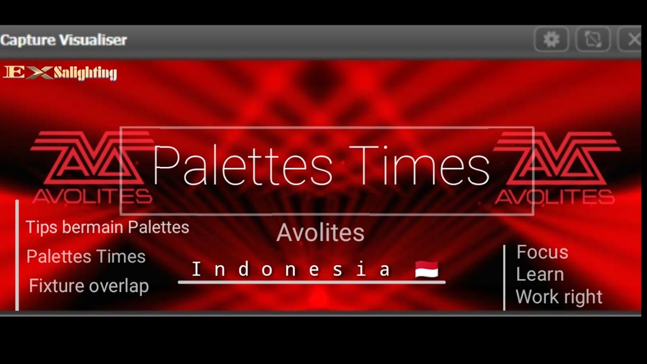 Tips palettes times Avolites Quardz Indonesia 🇮🇩