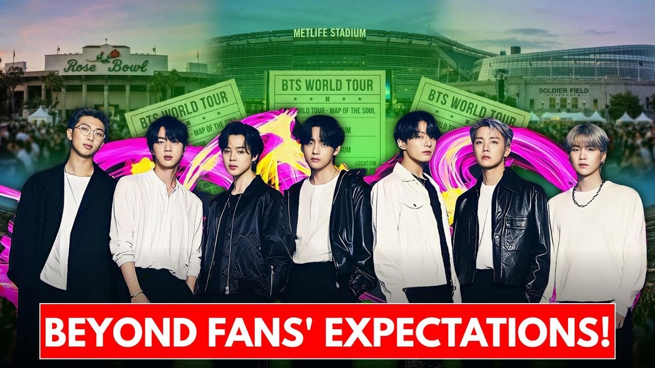 BTS's 10-City World Tour in America: Concert Ticket Prices from Highest to Lowest!