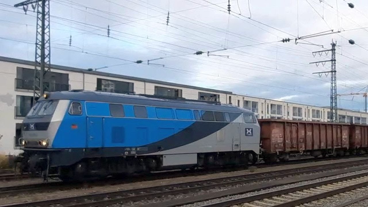 Zugverkehr in München-Pasing: Mit den Baureihen 225, 193 und 294