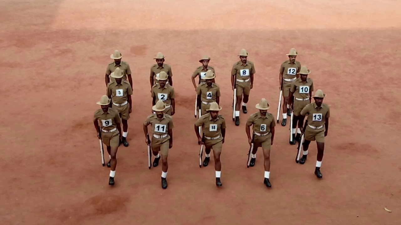 Kerala Police Parade & Drill Test (Training)