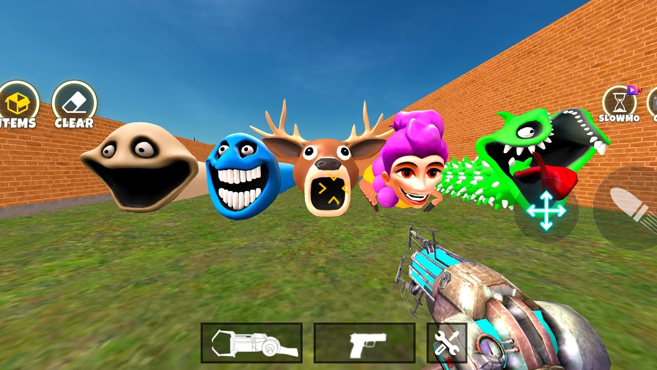 Nextbots in playground mod Roblox hungy worm and animals infection in virus insect (Android GMod)