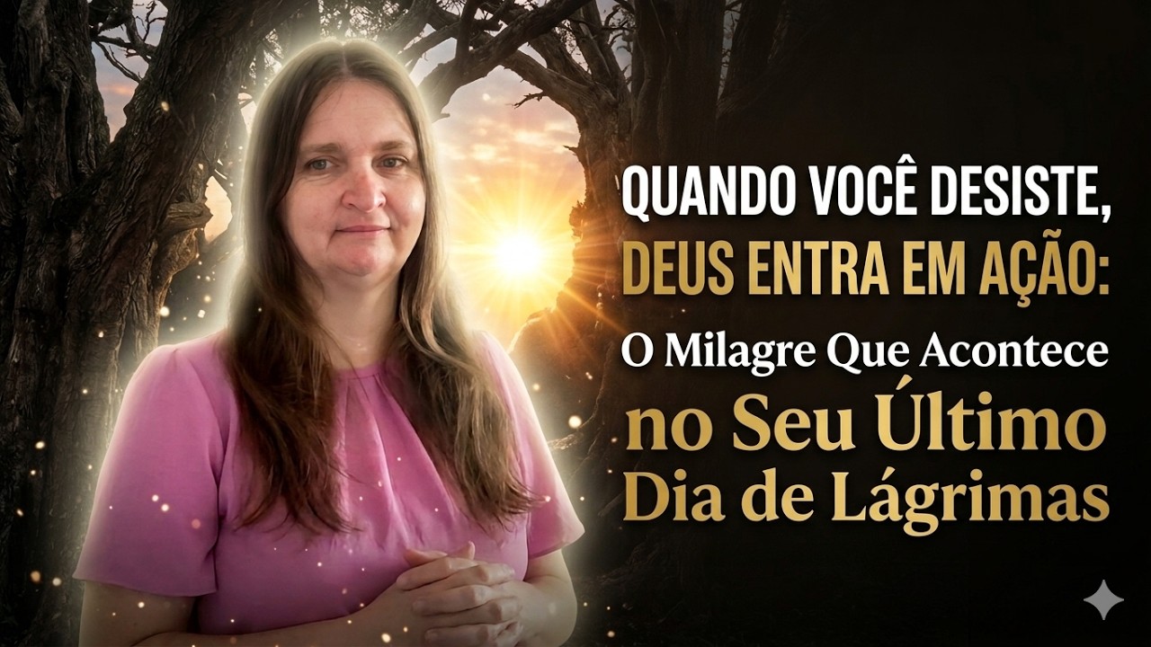 QUANDO VOCÊ DESISTE, DEUS ENTRA EM AÇÃO: O Milagre Que Acontece no Seu Último Dia de Lágrimas