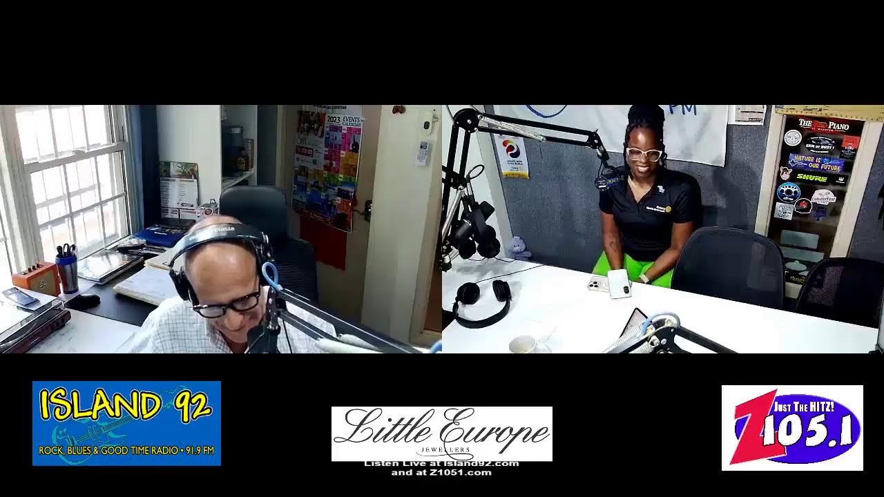 Jamila from Rotary Cub St. Martin Sunset joins Dr. Soc