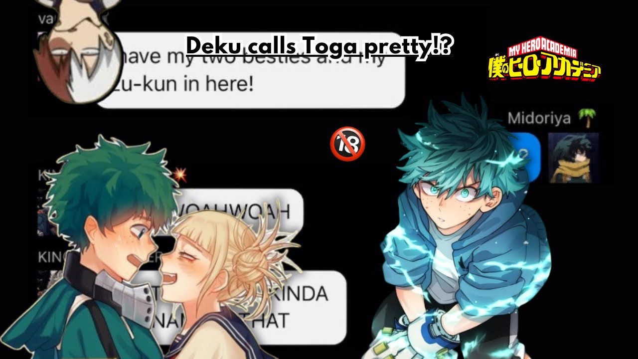 Deku encounters a wild Toga!? | Part 1 - Mha Lyric Prank | Cannibal | Izutoga