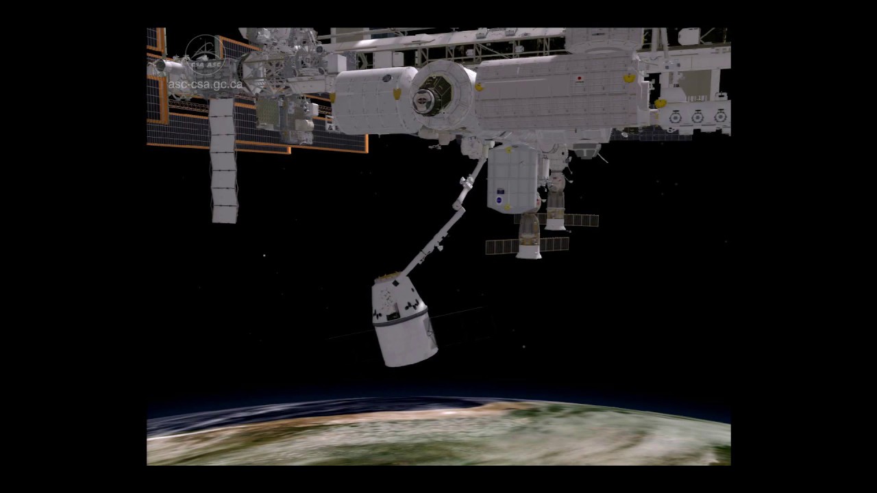 Canadarm2's Cosmic Catch: Dragon
