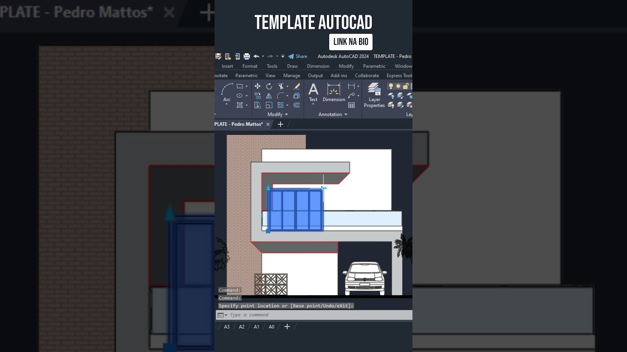 Smart Facade in AutoCAD #autocad #autocaddrawing #dynamicblocks