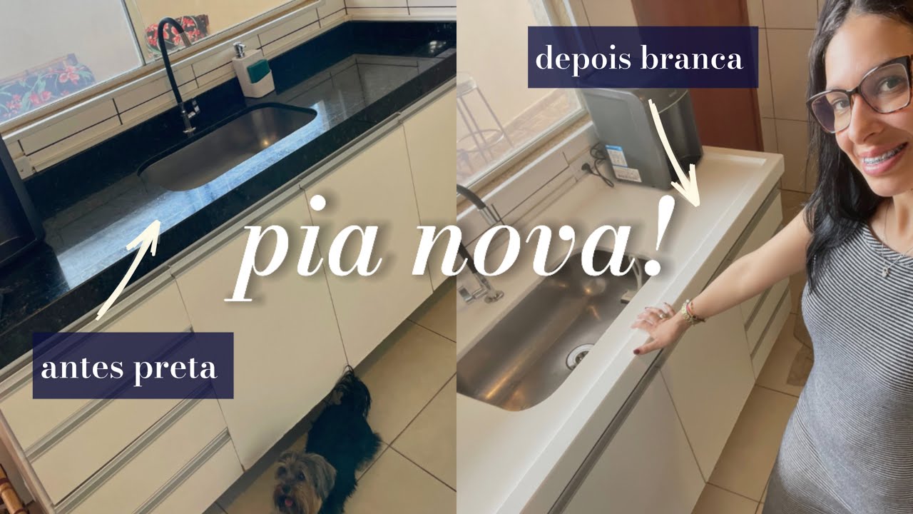 COMO PINTAR A PIA DA COZINHA, USEI TINTA ESMALTE, SERÁ QUE VAI DURAR?