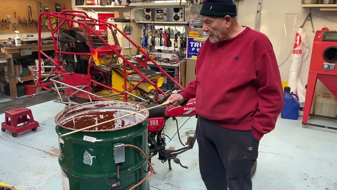 How to build a hot-tank parts cleaner