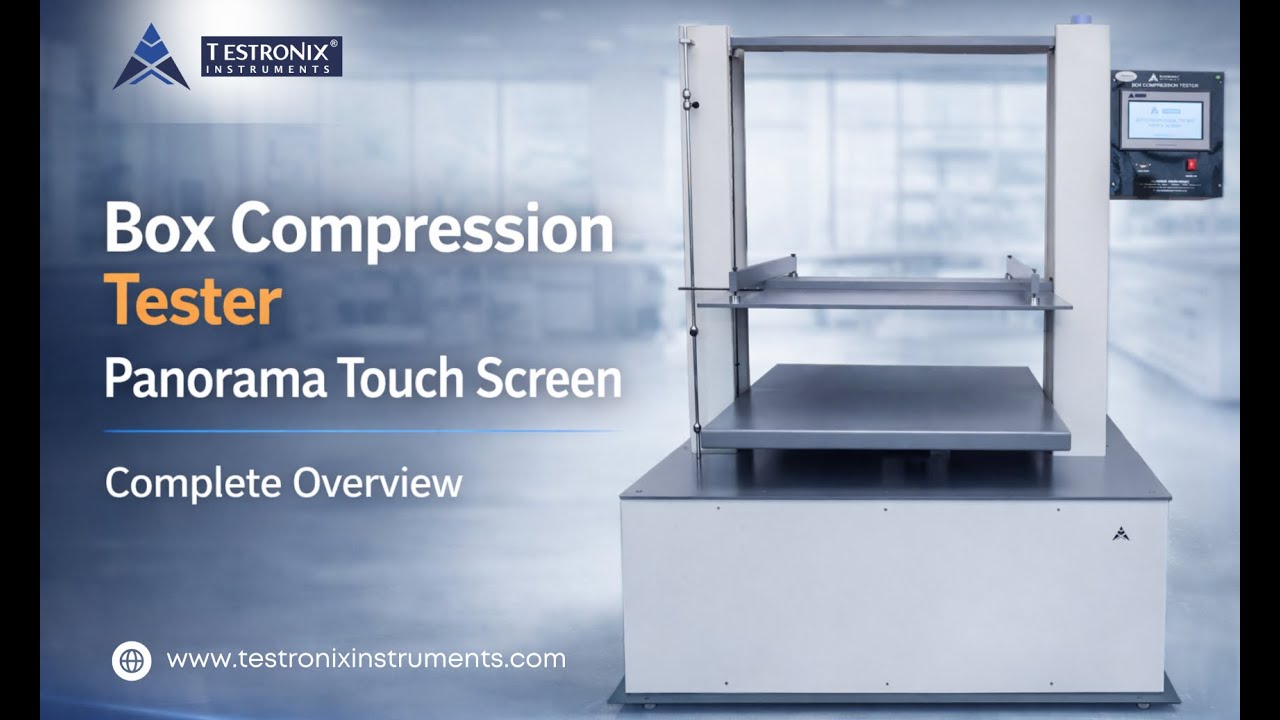 Box Compression Tester | Panorama Touch Screen | Complete Overview