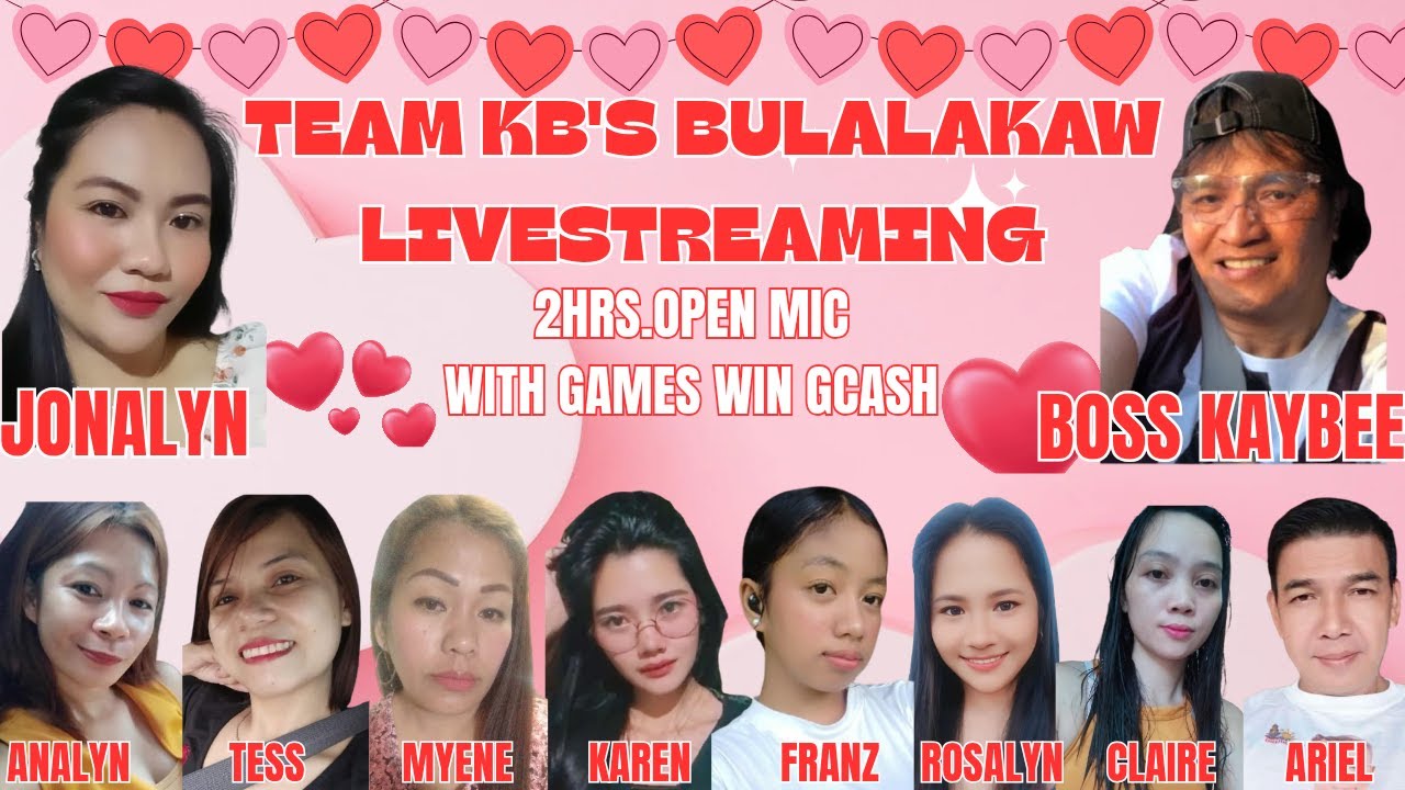 FEB-IBIG 1ST❤️2HRS. OPEN MIC WITH GAMES WIN GCASH💲💰💵🥰