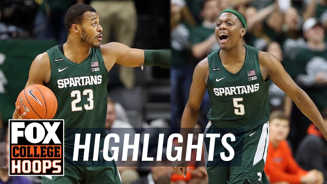 Winston, Tillman combine for 40 as Michigan State steamrolls Illinois | FOX COLLEGE HOOPS HIGHLIGHTS
