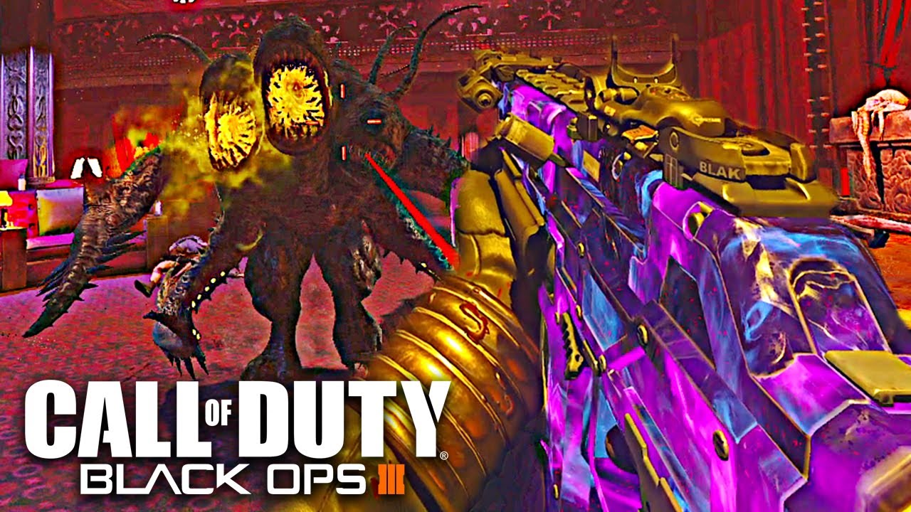 1 HORA em SHADOWS OF EVIL no COD ZOMBIES de BLACK OPS 3