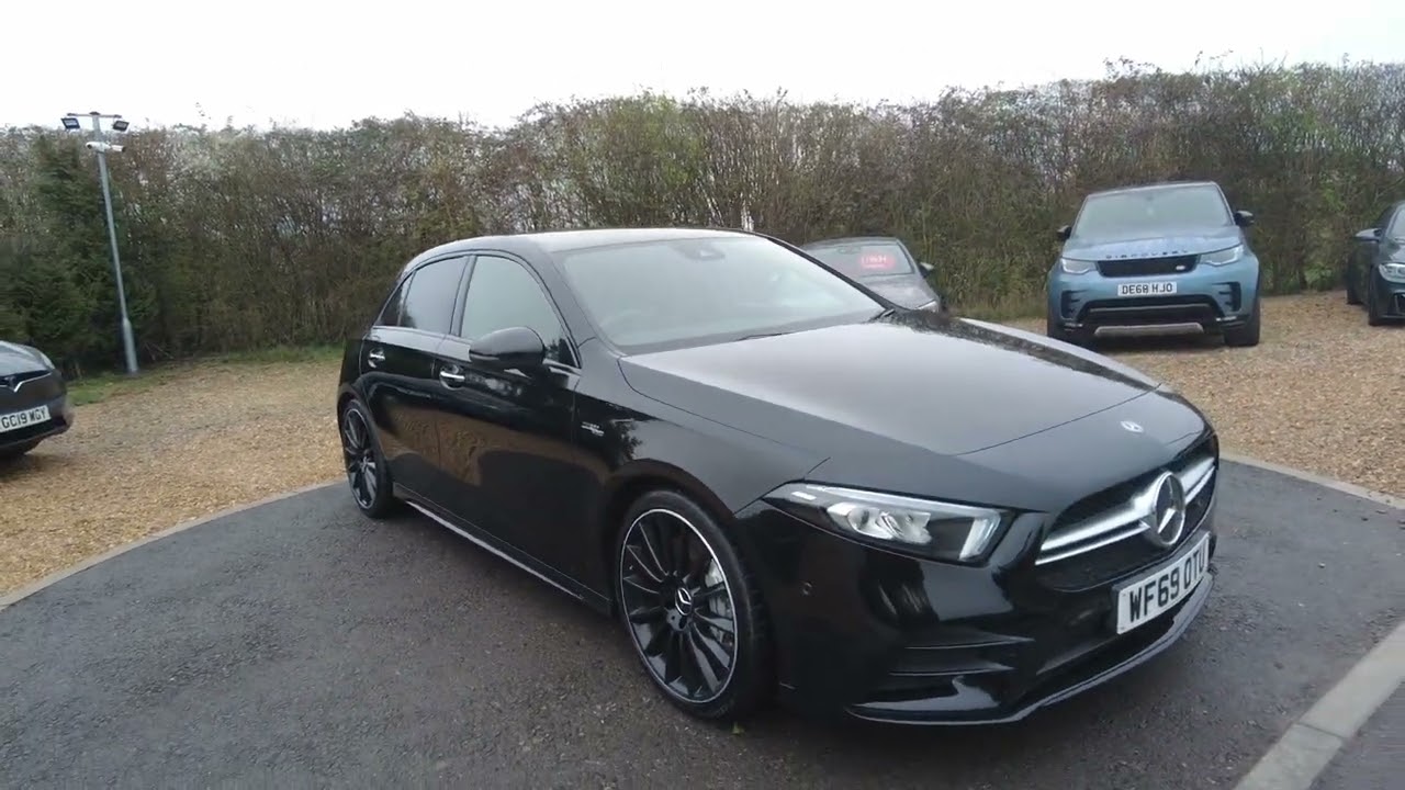 MERECEDES-BENZ A35 AMG, 2019 AUTOMATIC PETROL HATCHBACK IN A LOVELY COSMOS BLACK METALLIC