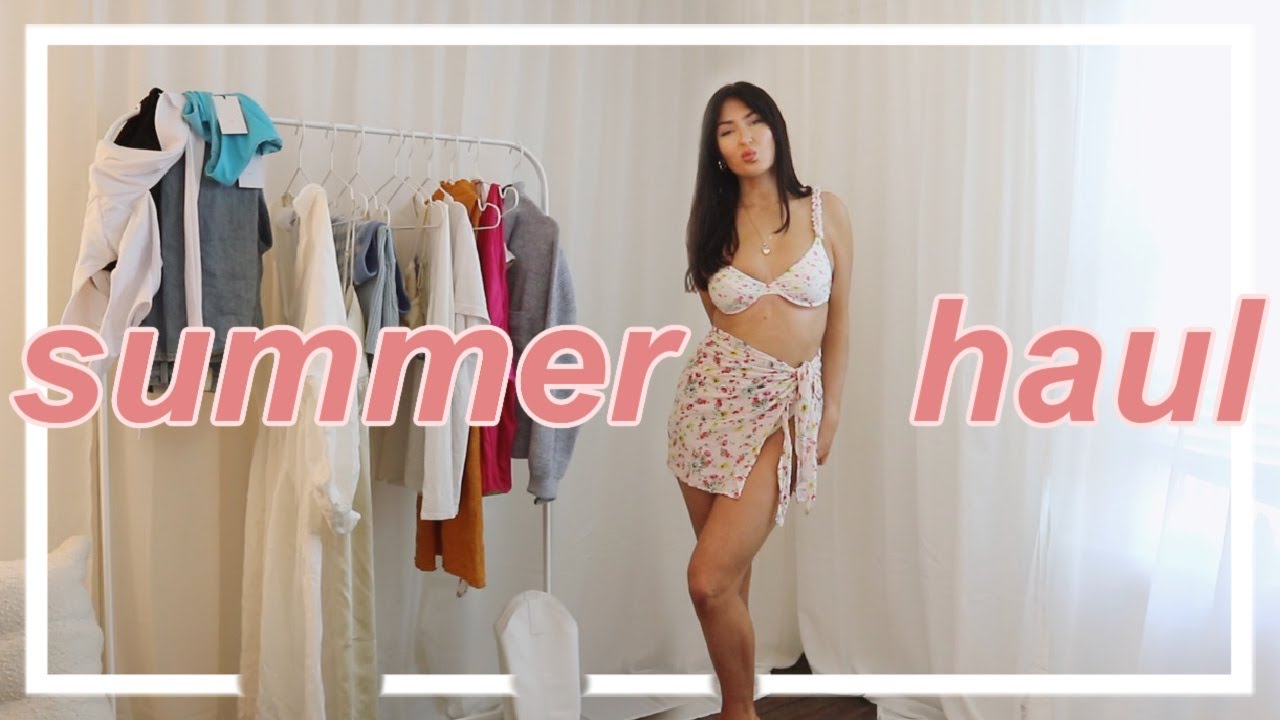 HUGE TRY ON SUMMER HAUL: Swimsuits & Outfits! Size 4/6