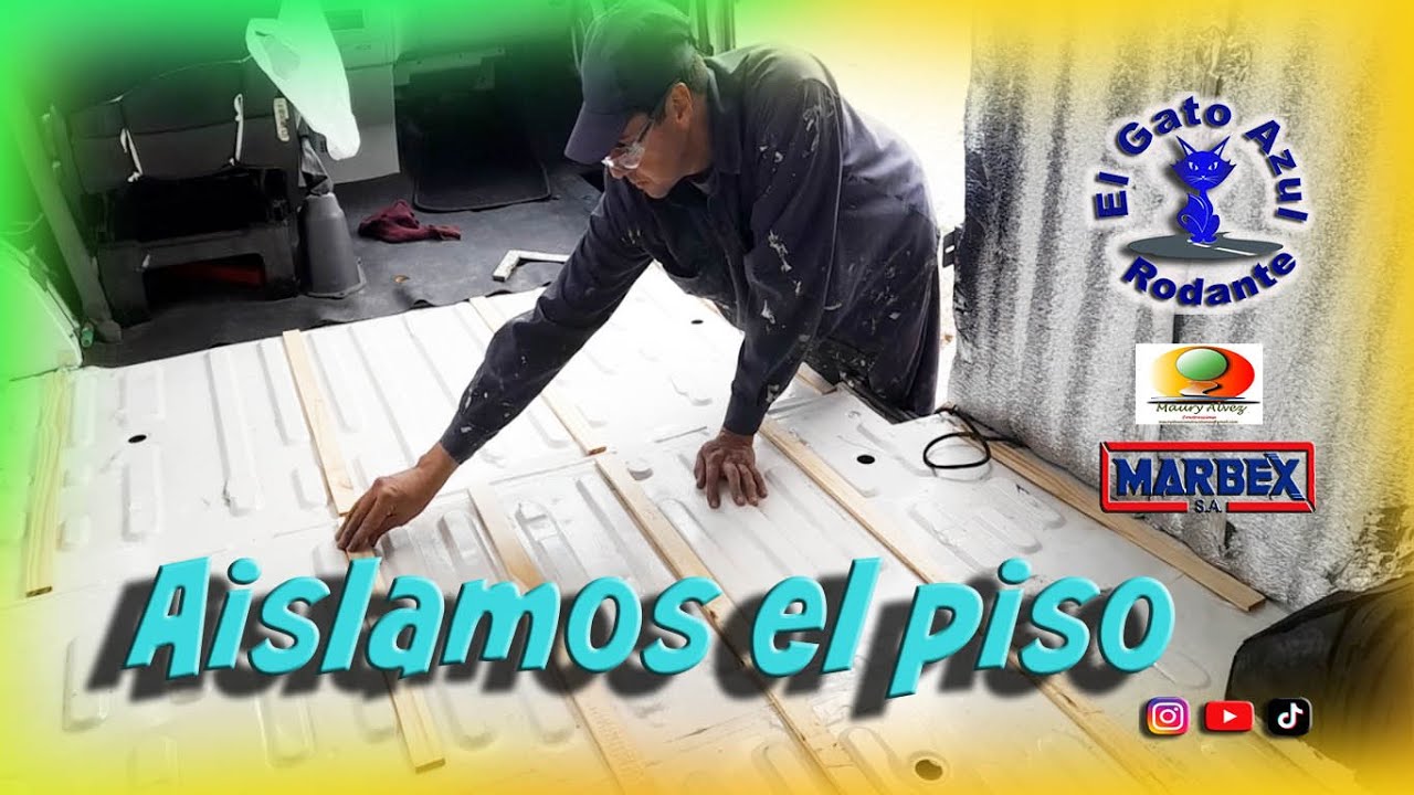 ❄️🔥 Aislamiento #polietileno aluminizado en piso #aislamiento piso #motorhome motothome